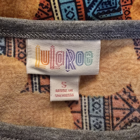 LuLaRoe Disney Randy Mickey Mouse Ears Shirt Sz S - Picture 3 of 5